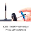 TuoTu Valve Core Remover Tool Kit Bike with Brass Replacement Presta Valve Core