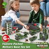 Army Military Base Building Blocks Set with Army Vehicles, Tank, Airplane, Helicopter, Best Learning Roleplay STEM Construction Toys for Boys and Girls Aged 6-12 (1162 Pieces)