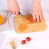 Bamboo Cutting Board Set for Kitchen,Small Cutting Boards with Holder,Serving
