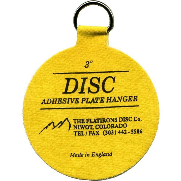 Flatirons Disc Adhesive Medium Plate Hanger Set (4 - 3 Inch Hangers)