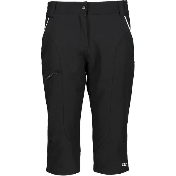 CMP Women's Free Bike MTB Trousers Long Cycling Shorts, U901 Nero, 44