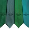TIES R US Plain Dark Teal Satin Classic Men's Tie