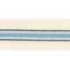 5 Yards 3/8" Blue, White, Grey Stripe Trim 82387