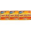 Mentholatum Deep Heating Pain Rub 2oz TWIN PACK ( 3 boxes ) 6 tubes total ---