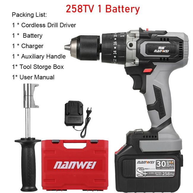 10mm 10 mm Black & Decker 18Volt Cordless Drill Driver with 1Battery &  1Charger, Model Name/