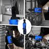 3/8'' Cordless Ratchet Right Angle Wrench Impact Power Tool 2 Battery & 7 Socket