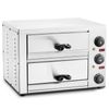 VEVOR Electric Countertop Pizza Oven 12" Adjustable Temperature 0-120Min Timer