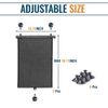2PCS Retractable Car Side Window Shade for Baby Roller Visor Mesh Cover UV Block