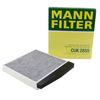 Mann Cabin Air Filter (w/ AQS) (Activated Charcoal) CUK 2855