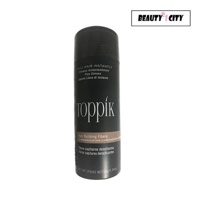 Toppik Hair Building Fibers LIGHT BROWN 55g / 1.94 oz GIANT