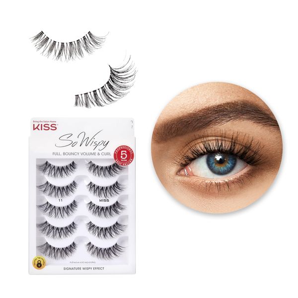 Kiss 05 Premium Eyelashes, 5 pair
