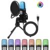 Professional Condenser Sound Podcast Studio Microphone For PC MSN Skype Zoom