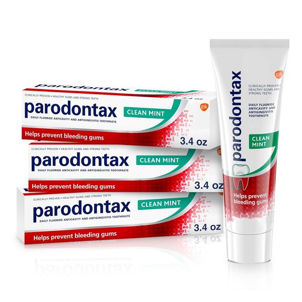 Parodontax Clean Mint Toothpaste For Gum Health, Helps Cavity Prevention, And -