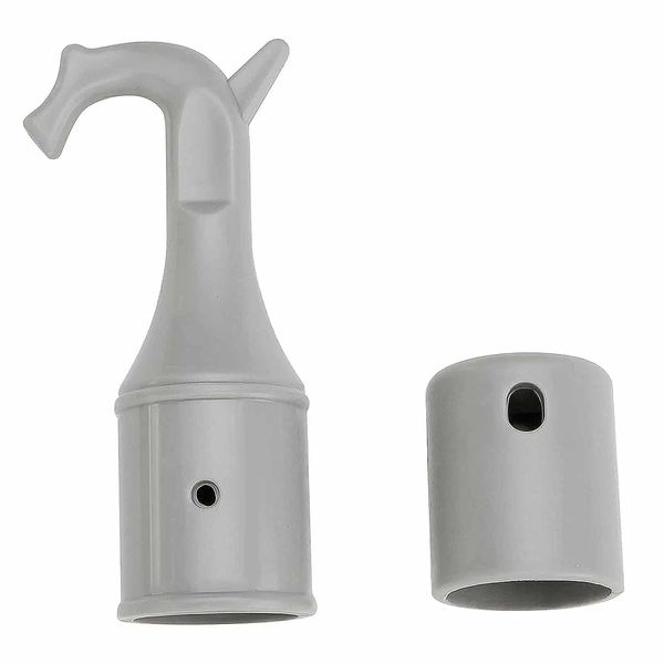 Window Opener Pole Hook,Set of Hook and Non-Slip Base,Universal Swan Shaped Hook for Skylight Window, Loft Attic, Blinds,Sash