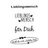Clear Stamps "Lieblingsmensch" 4-Piece Set