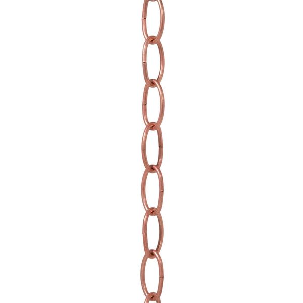 B&P Lamp® Copper Finish 8 Gauge Oval Chain