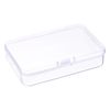 sourcing map Component Storage Box 3.35" PP Electronic Organizer Box with Cover Hardware Containers Tools Boxes for Small Accessories