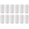 12 SPOOLS of 600 Yards Polyester Sewing Thread for Sewing Machine All Purpose Premium Quality Thread (White)