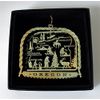 Oregon State Brass Ornament Black Gift Box Personalize with Year Charm