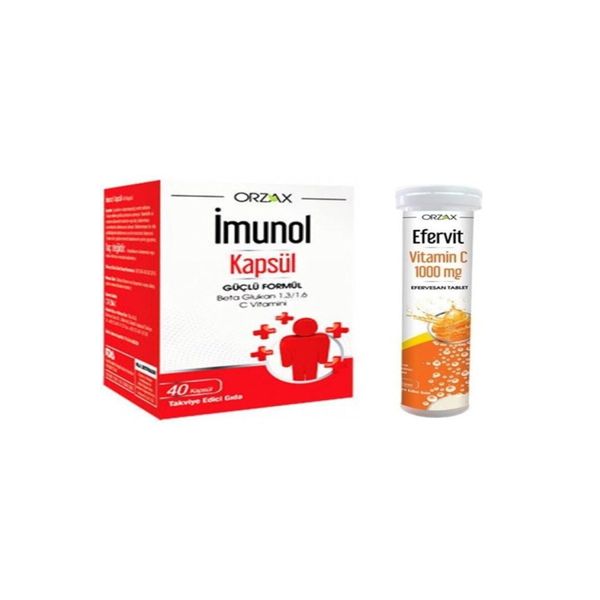 Imunol 40 Kapsül Efervit Vitamin C 10 10 Efervesan Tablet