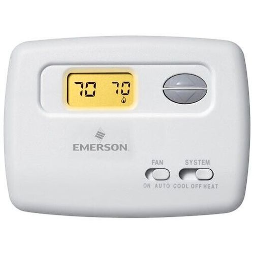 Emerson White-Rodgers 1F78-144 2 Wire Non-Programmable Thermostat, 1H-1C