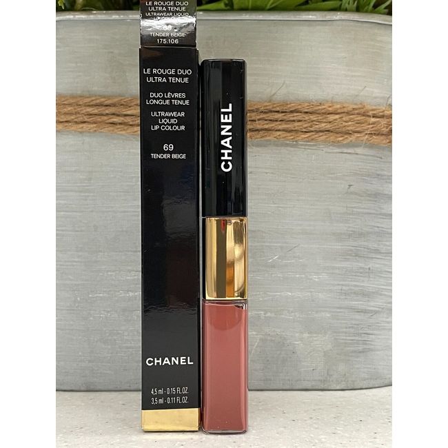 CHANEL, Makeup, Chanel Le Rouge Duo Ultra Tenue 69 Tender Beige
