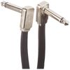 Ernie Ball Flat Ribbon Patch Cable, 6in, Black (P06226)
