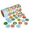 500 HOLIDAY ROLL CHRISTMAS STICKER ASSORTMENT