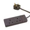 Pro-Elec pro-elec 2 m 2 Gang Extension Lead - Black