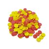 DNB 2-Color Foam Counters - 1 Inch Red-Yellow Double-Sided Math Counters, Early Learning Counting Chips, 200 Pieces