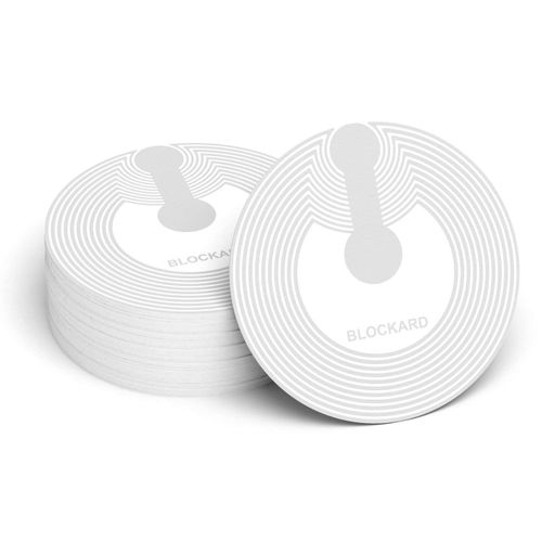 NFC Tag Sticker (Pack of 10) Compatible with Apple iPhone Short Commands iOS App / Homekit & Android Smartphone Apps NTAG Memory Chip RFID Tags Sticker