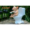 Gemmia Book Lover Reading Statue- Love Study Pig Lady