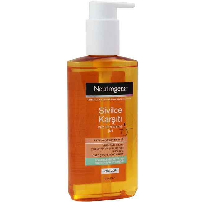 neutrogena visibly clear sivilce karşıtı yüz temizleme jeli 200 ml