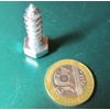 Zinc Hex Head Lag Screw 1/2 Hex Size 5/16 Thread x 1.00" Length, 100 pcs