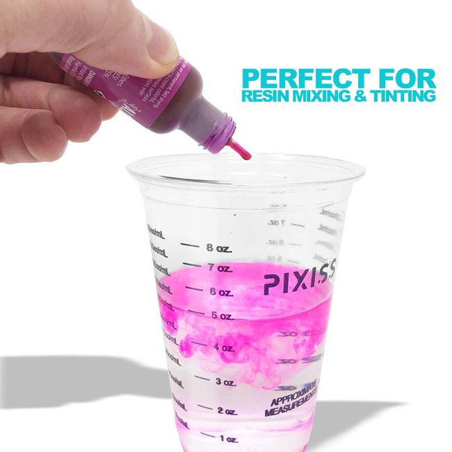 Disposable Epoxy Resin Mixing Cups Clear Plastic 10-ounce 