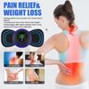 2X Small Electric Neck Back Massager Cervical Massage Patch Stimulator w/ Remote