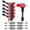 6 Pack Ignition Coils & Spark Plugs For Altima Maxima Quest Murano 3.5 UF349
