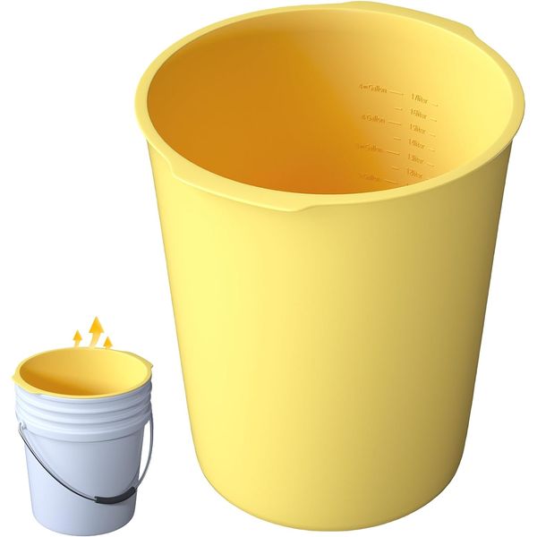 5 Gallon Bucket Liner for Concrete Mix and Mud.5-Gallon Silicone Bucket Buddy 5