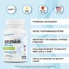 Puregen Labs Selenium 200 mcg Essential Mineral, Antioxidant - 500 Tablets