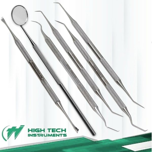 Dental Tooth Cleaning Kit Dentist Scraper Pick Tool Calculus Plaque Flos Remover