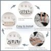 Boho Couch Cover for Dogs Washable Black Rhombic Couch Sofa Protector for Lovese
