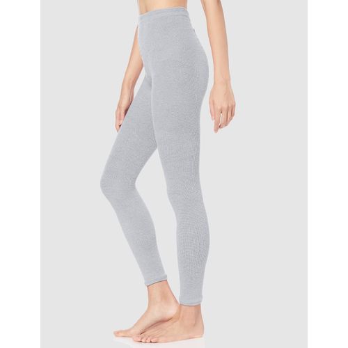 Musee Collection Soft Compression Leggings, Legs Care, Home Use, For Waist, Hyaluronic Acid Treatment, Moisturizing, 10/4 Length, gray