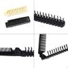 SUER SZ05-WHITE Comb Hair Comb, Foldable, Men's, Women's, Hair Brush, Hair Care, Comb, Double Hair Brush, Portable, Black, White, Travel, Compact, Easy to Hold.
