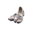 Earthing TABI - Tabi Blue Stripe, Navy with Beige and White Stripes