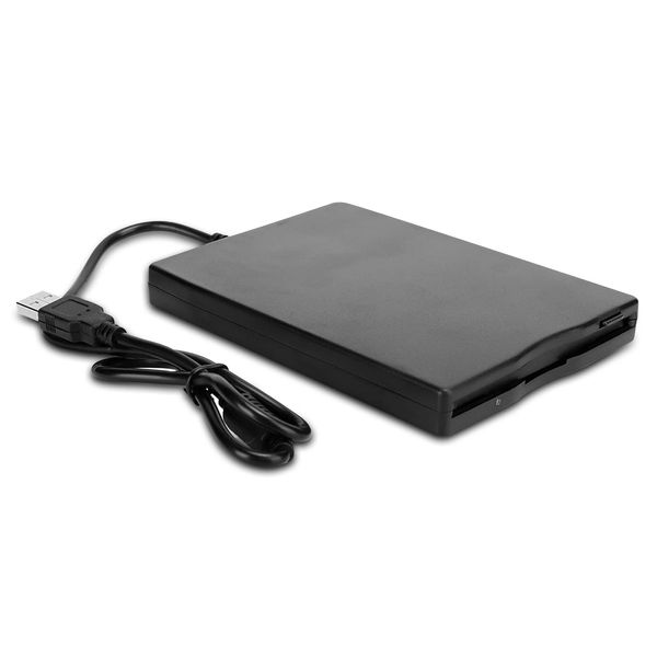 720KB Portable Floppy Drive, 3.5" USB Floppy Disk Drive Cable 58cm/22.8in Removable Card Reader Ultra-Slim External Floppy Disk Reader for Win 10 / 7 / VISTA / Win 8 / ME / 2000 / SE / 98