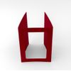 Rectangular Aperture A6 Cards - Red (Pack of 5)