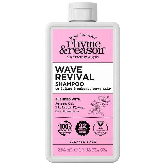 Rhyme & Reason Wave Revival Shampoo, Wave Enhancing For Naturally Wavy Hair (354ml)