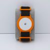 Freestyle Libre 1/2 Sensor Armband Holder - Super Soft Elastic Fabric - Black/Orange