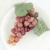 Set of 4 Artificial Vinyl 7" Muscat Grape Clusters