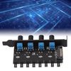 Cuifati PC 8 Channel Fan Hub Cooling Fan Speed Controller for PC Water Cooling System